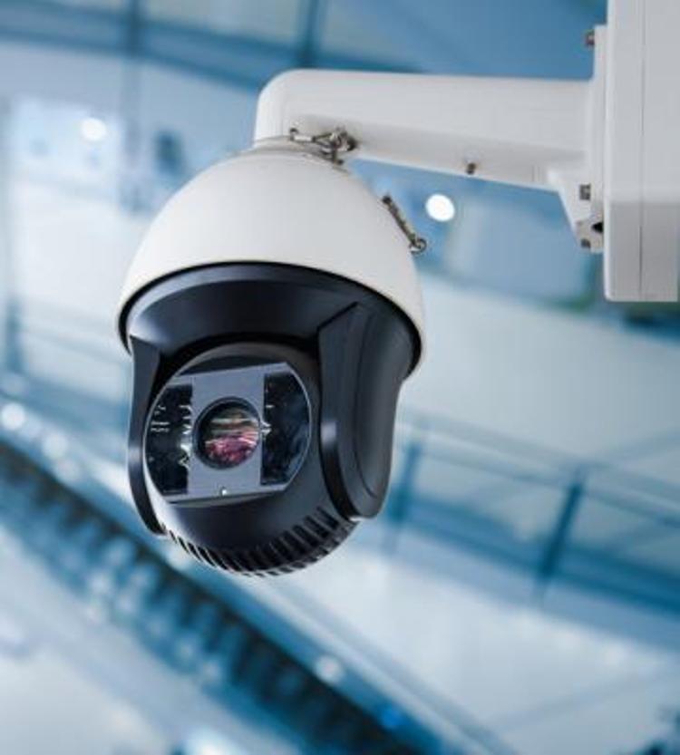 A surveillance camera.