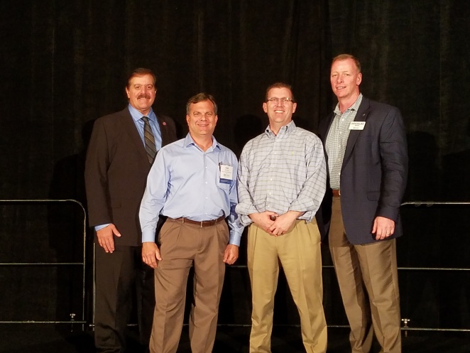 Executives from NRF, FMI, Publix Super Markets and Price Chopper Pose After Announcement of NRF & FMI Partnership