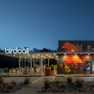 Exterior of Birdcall restaurant