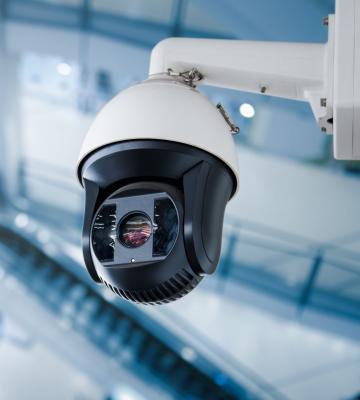 Retail security camera to capture organized retail crime. 